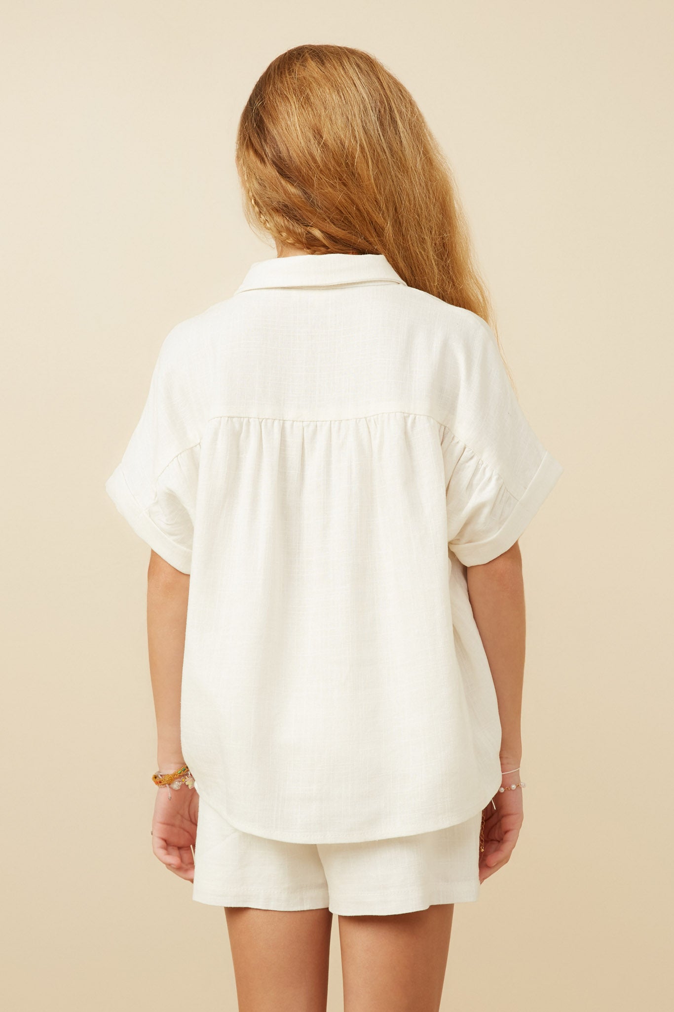 Stylish Short Sleeve Collared Dolman Top for Women - Casual & Comfortable Summer Blouse for Work, Date Night & Outdoor Activities