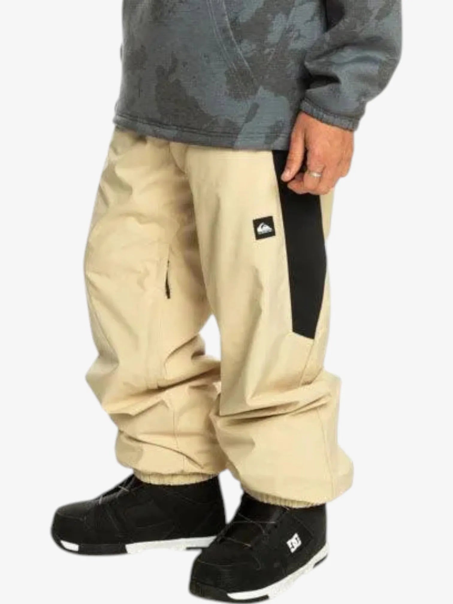 Quiksilver Snow Down Pants for Men - Insulated Winter Snowboard Pants, Waterproof & Windproof Ski Trousers for Snowboarding, Skiing & Cold Weather Outdoor Activities