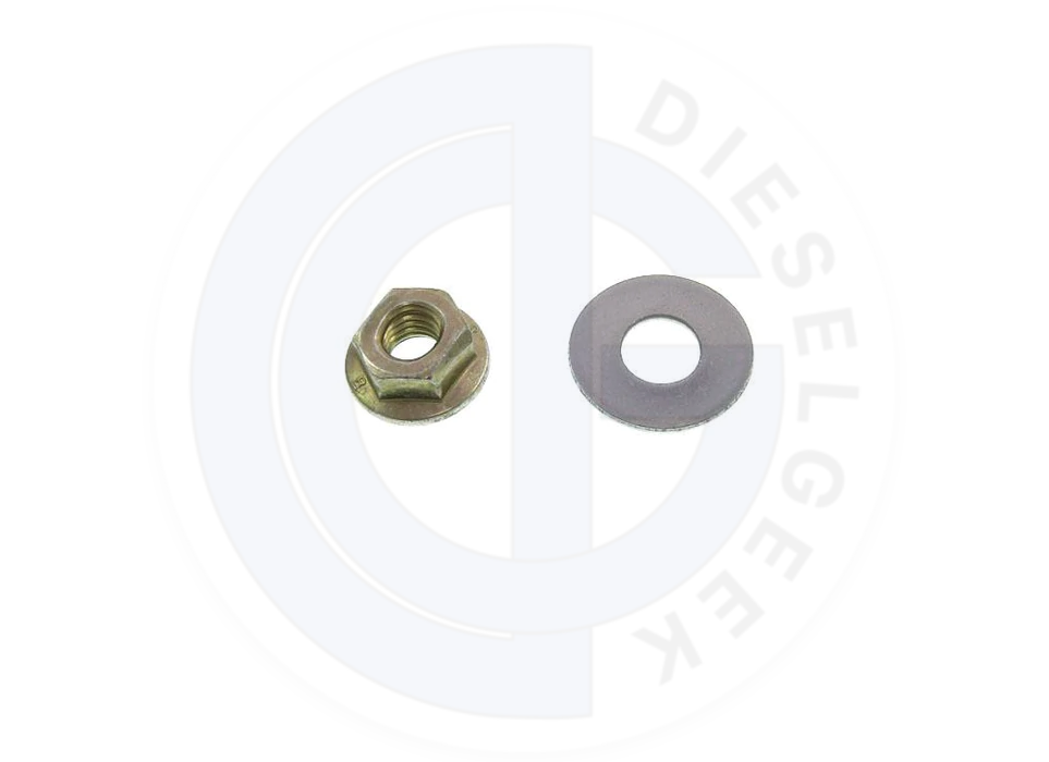 B5 Passat Panzer Front Center Attachment Locknut and Washer Kit - Durable Auto Fasteners for Volkswagen B5 Suspension & Chassis Repairs