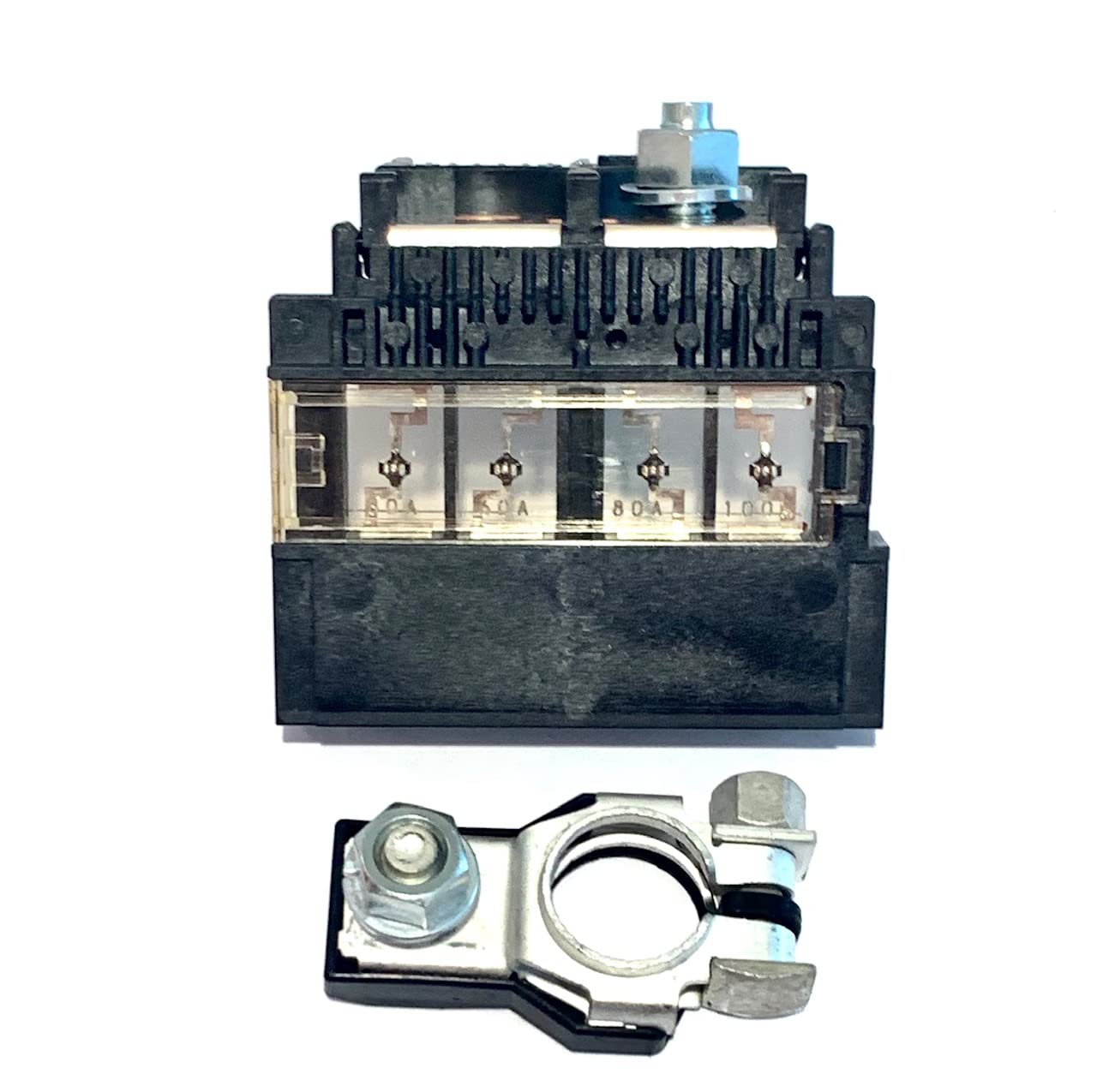 EDS Combo Pack - New 924-078 924078 Battery Fusible Fuse Link with Positive Battery Terminal & Nuts for Nissan Altima Maxima Murano Versa Note - Car Battery Replacement & Electrical System Protection