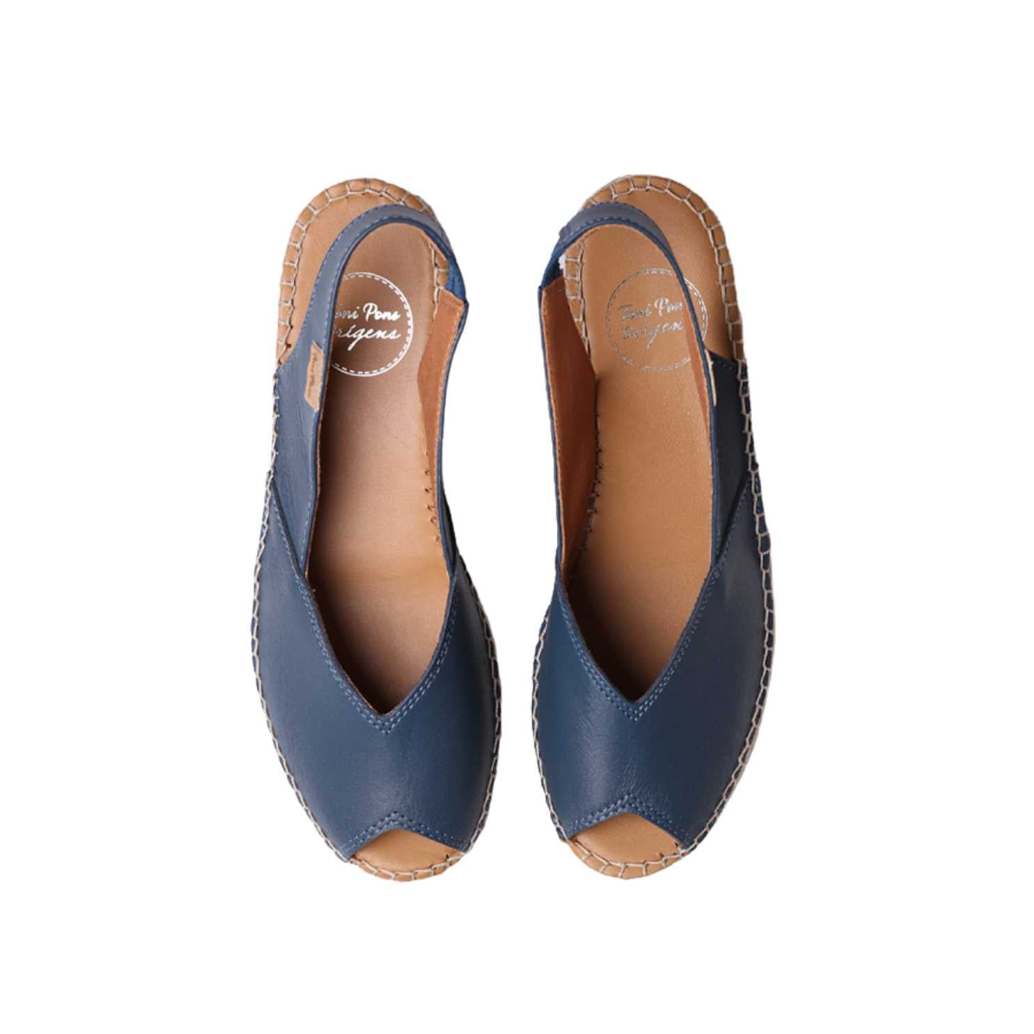 Bernia P Women's Plain Leather Wedge Espadrilles - Comfortable Casual Summer Shoes for Beach, Vacation & Everyday Wear