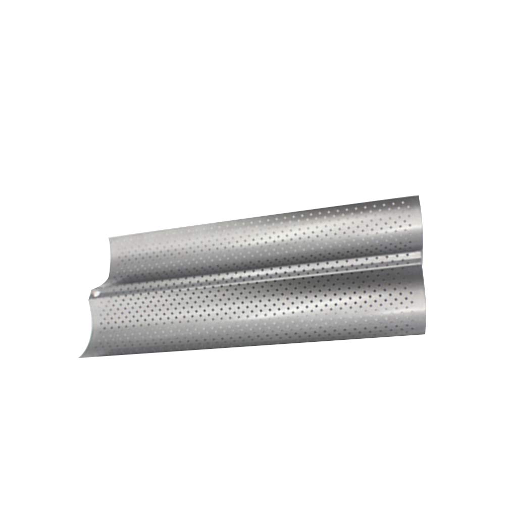 DOITOOL Baguette Baking Mold - 2 Slot Wave Bread Stick Pan, Non-Stick Silver Baking Tray for French Bread | Perfect for Home Baking, Restaurants & Bakeries (Size S)