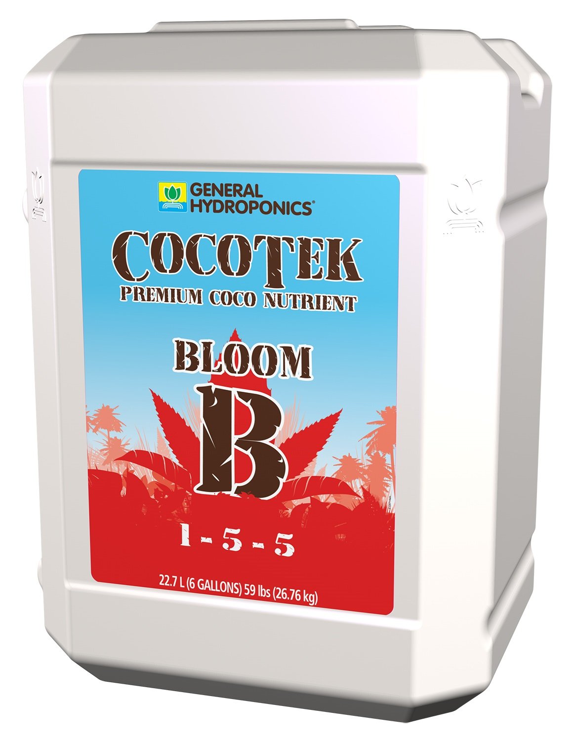 General Hydroponics 726918 Liquid Plant Nutrient - 6 Gallon for Hydroponic Systems | Indoor & Outdoor Gardening, Greenhouse Use