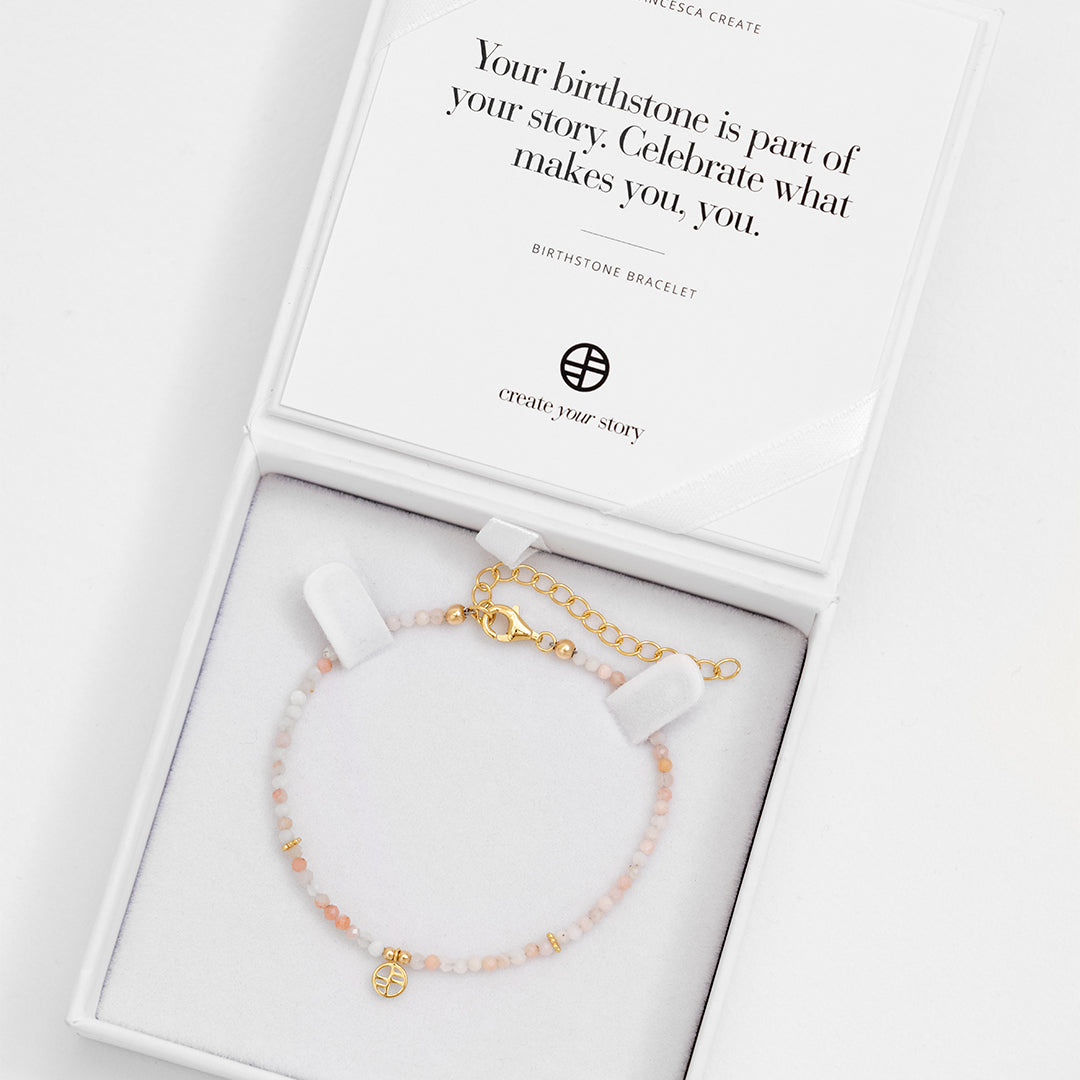 October Birthstone Bracelet - Genuine Opal & Tourmaline Jewelry for Women | Elegant Birthday Gift for October Born | Perfect for Parties, Weddings & Everyday Wear