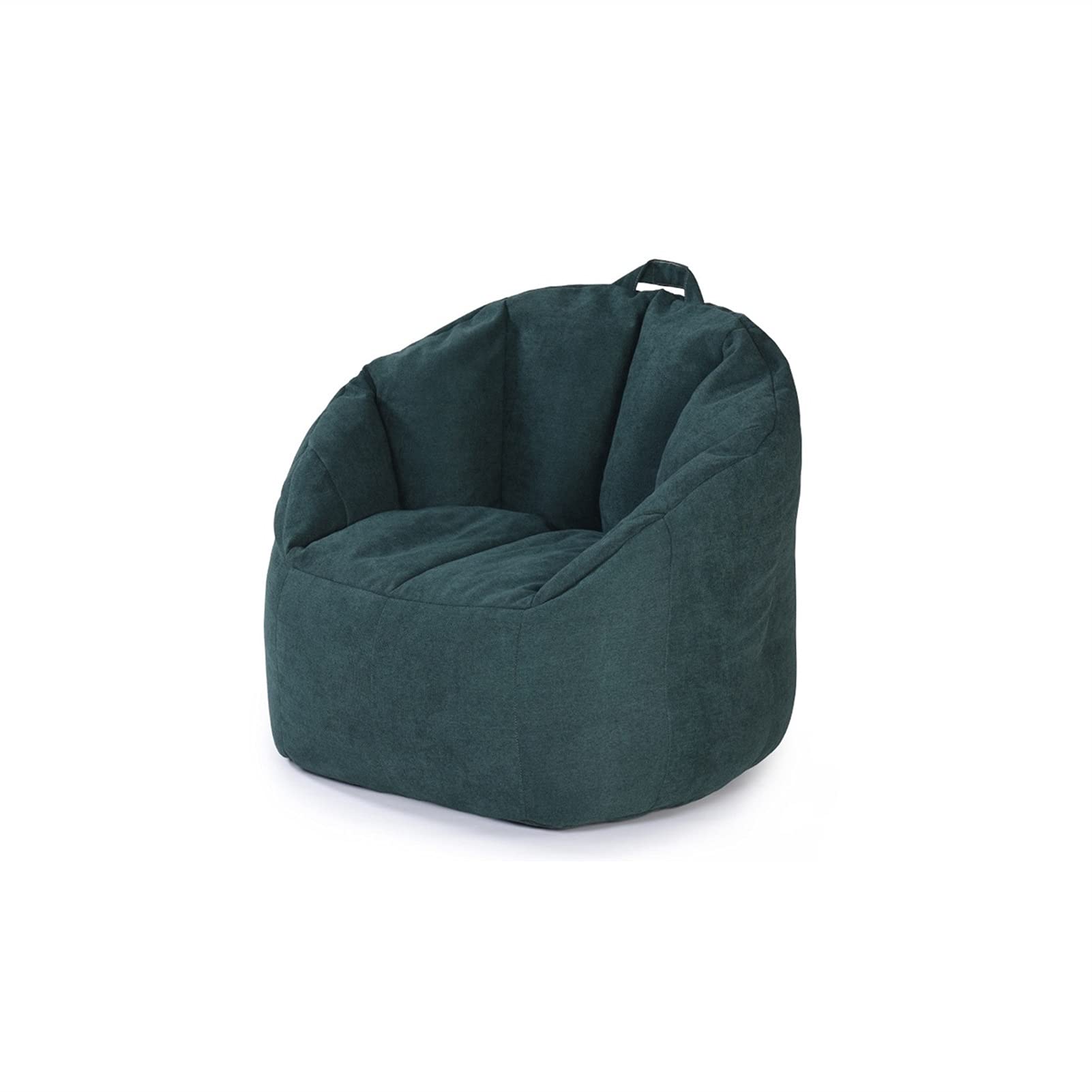 Comfy Green Folding Recliner Sofa Chair for Bedroom & Balcony - 76x68x60cm (29.9×26.7×23.6Inch) Indoor Lounge Chair, Bean Bag Recliner, Perfect for Relaxing, Reading & Small Spaces