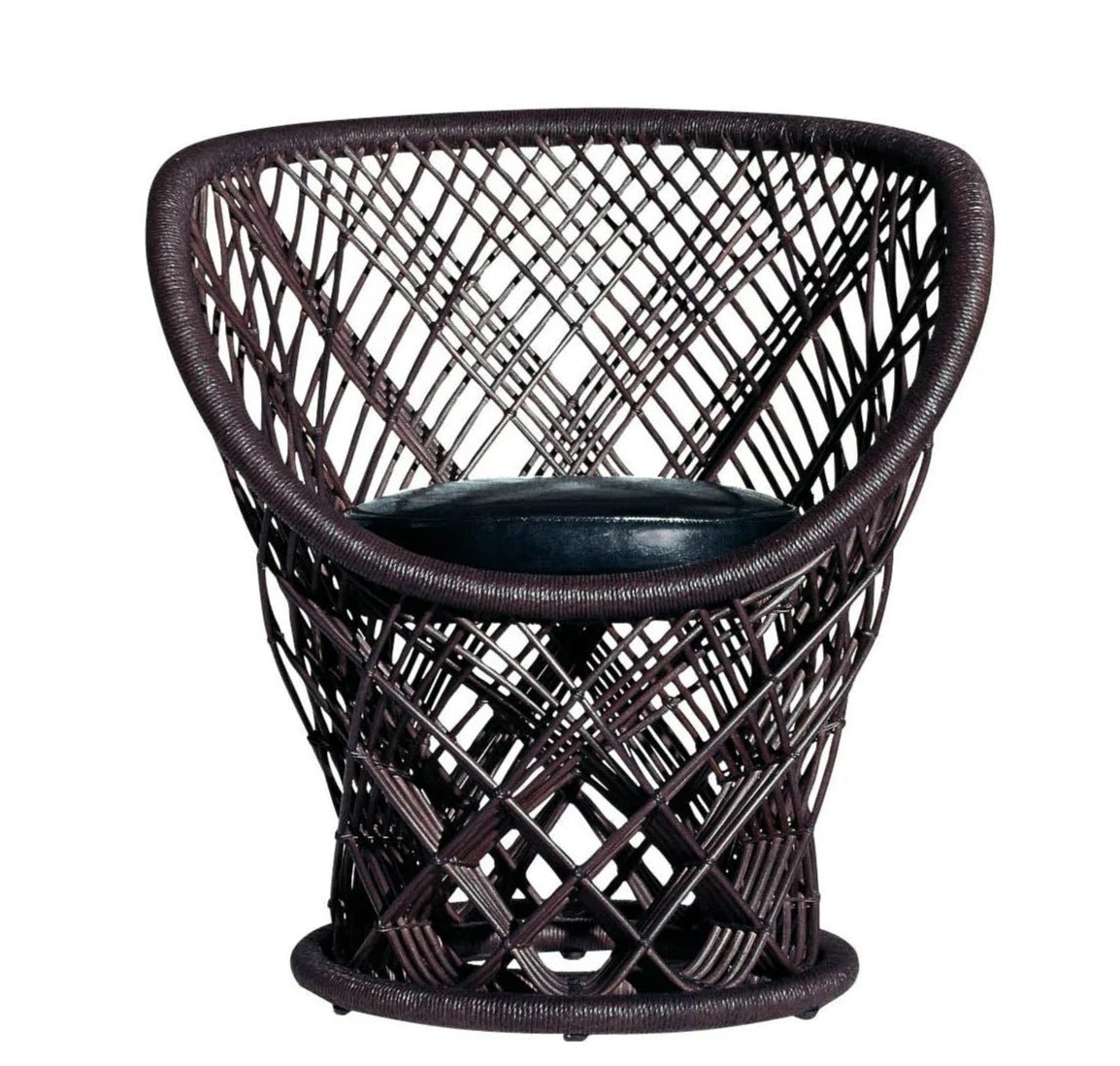 Pavo Armchair by Driade - Modern Lounge Chair for Living Room, Bedroom & Office - Comfortable Mid-Century Design Accent Furniture