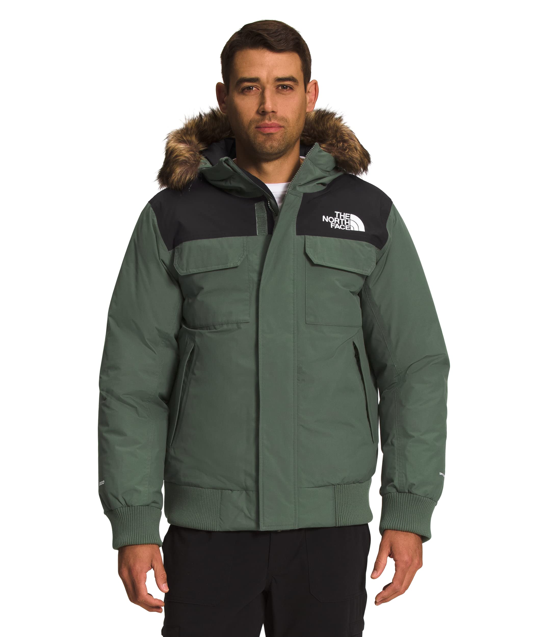 THE NORTH FACE Men's McMurdo Bomber Jacket - Waterproof Winter Coat with Insulation for Hiking, Camping & Outdoor Adventures