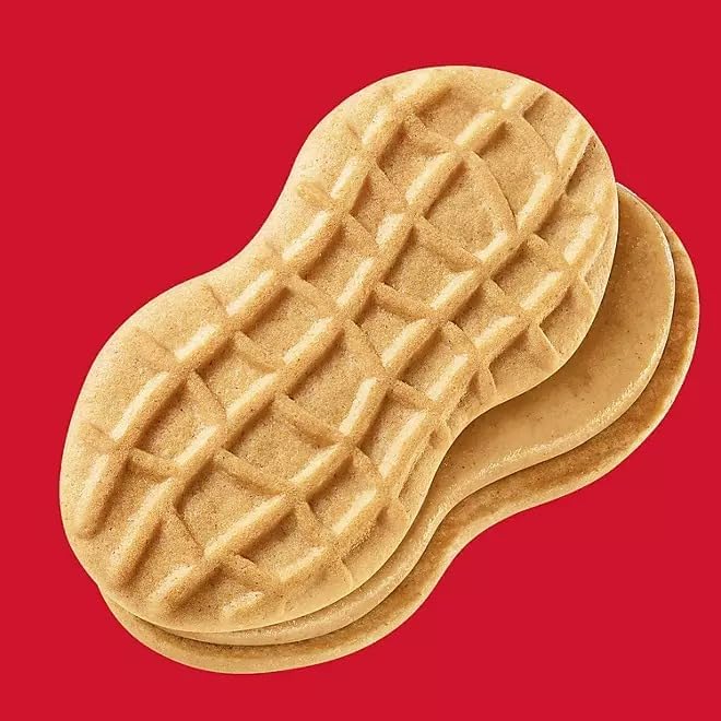 Crunchy Nutter Peanut Butter Sandwich Cookies - 1.9 oz Packs (24 Count, 4 Cookies Each) | Bulk Snacks for Office, School Lunch & Road Trips