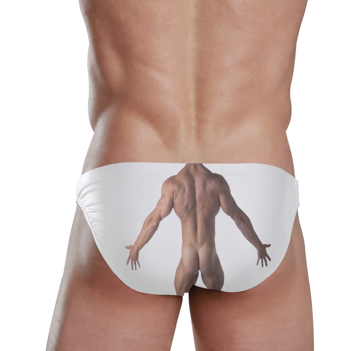 Funny Men's Swim Brief Bikini - Muscle Fit 2XL for Beach & Pool