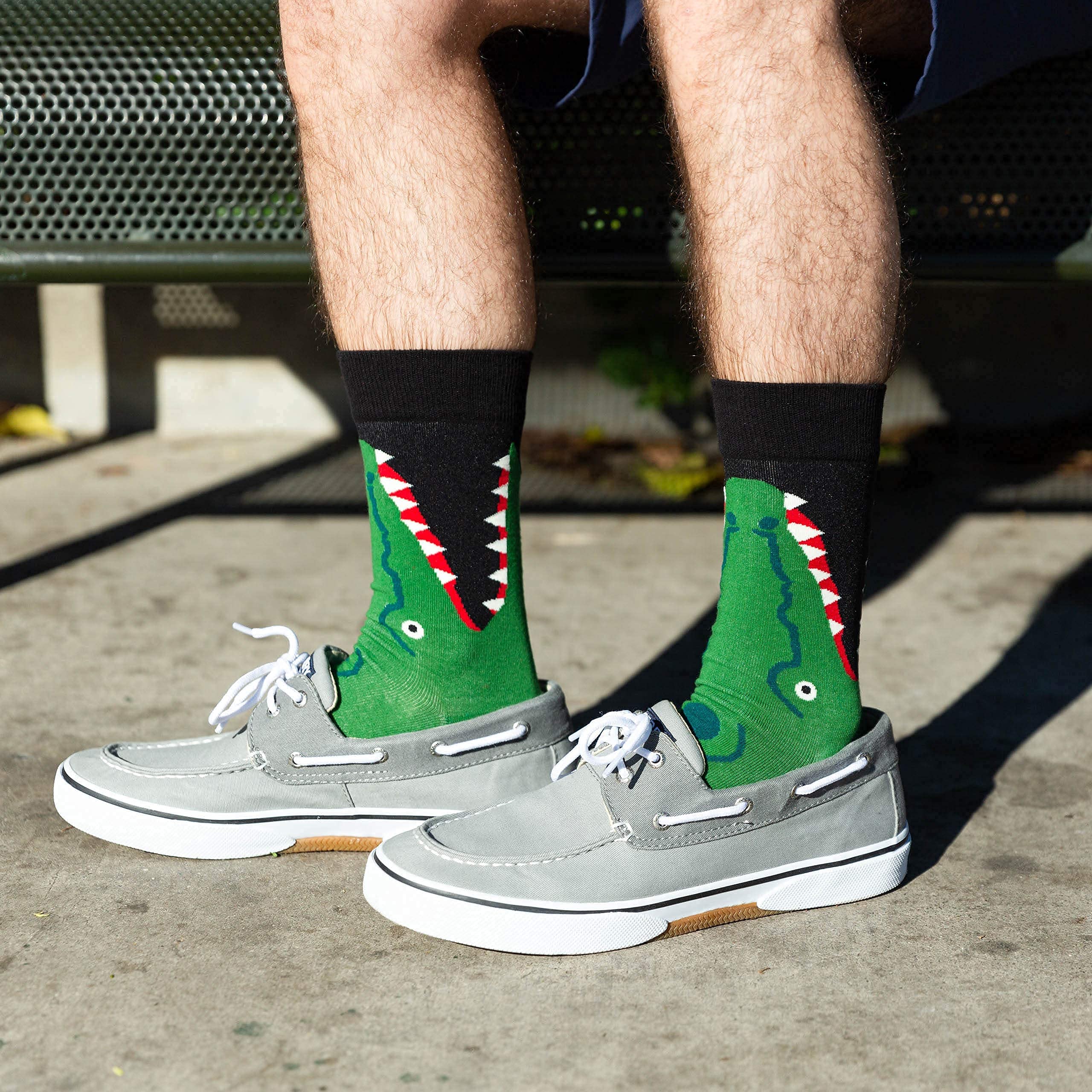 Funky Novelty Socks for Men - Colorful Crazy Pattern Dress Socks - Perfect for Gifts, Parties & Casual Wear
