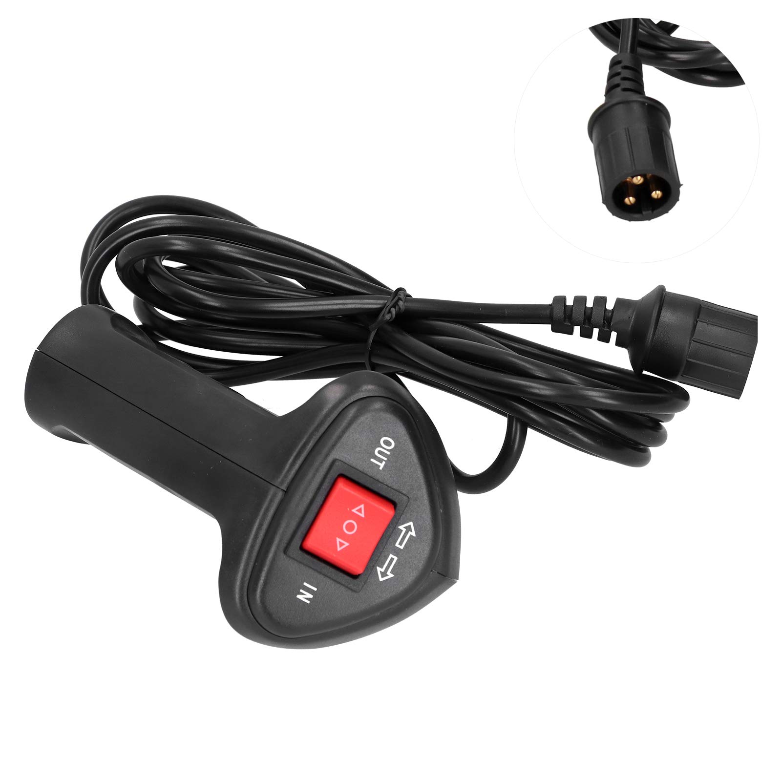 Universal Electric Winch Remote Control with 9.2ft Cable - Ymiko Wireless Winch Controller for Off-Road Vehicles, Trucks & ATVs | Waterproof & Durable for Outdoor Adventures, Towing & Recovery