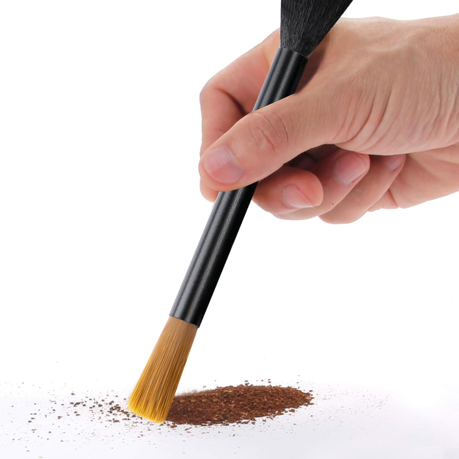 Premium Coffee Grinder Cleaning Brush - Barista-Approved Espresso Machine & Bean Grinder Cleaning Tool - Durable Dusting Brush for Home & Professional Kitchens - Perfect for Daily Coffee Maintenance & Deep Cleaning
