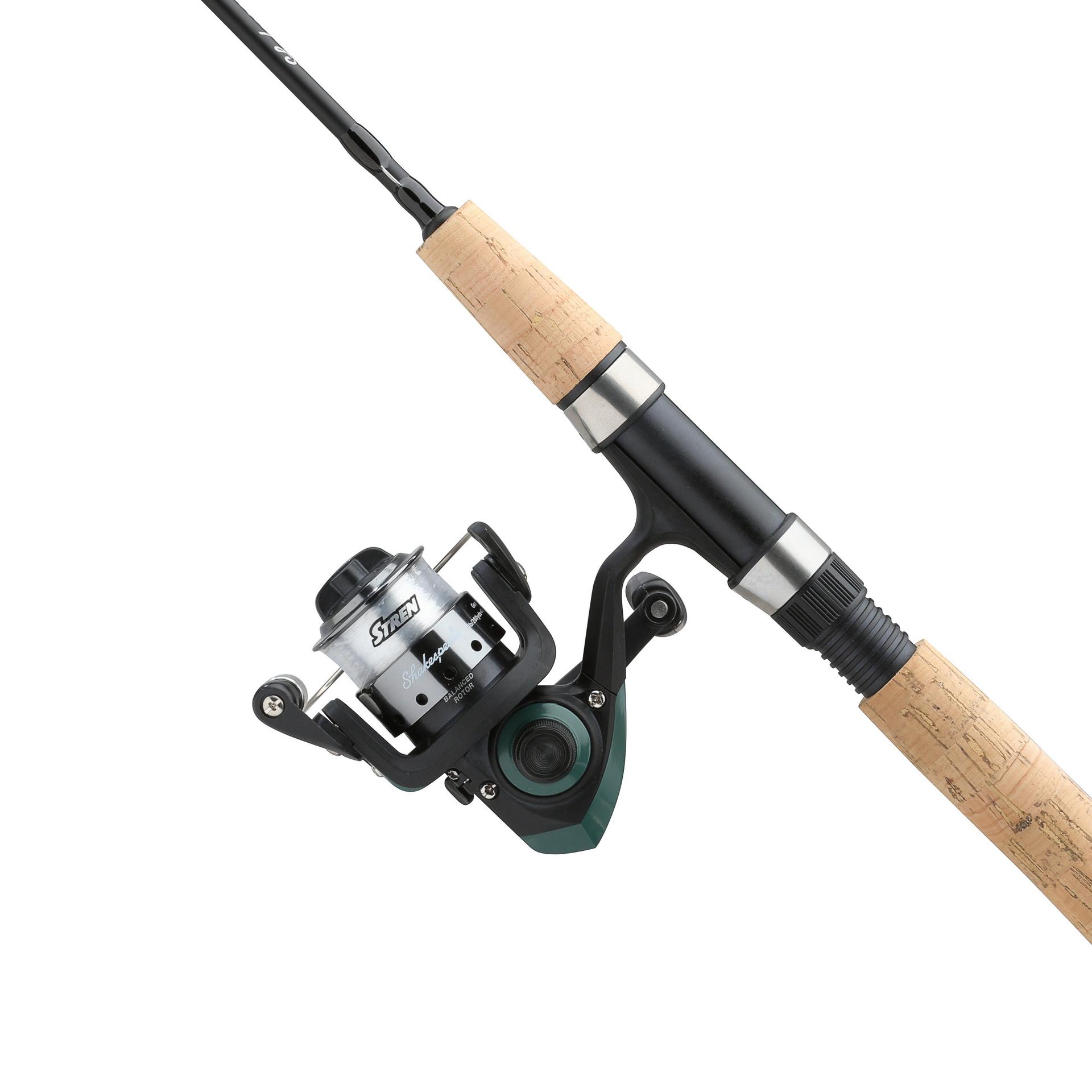 Micro Series Spinning Fishing Rod and Reel Combo - Lightweight Graphite Freshwater/Saltwater Fishing Gear for Bass, Trout, Salmon - Perfect for Shore Fishing, Boat Angling & Travel