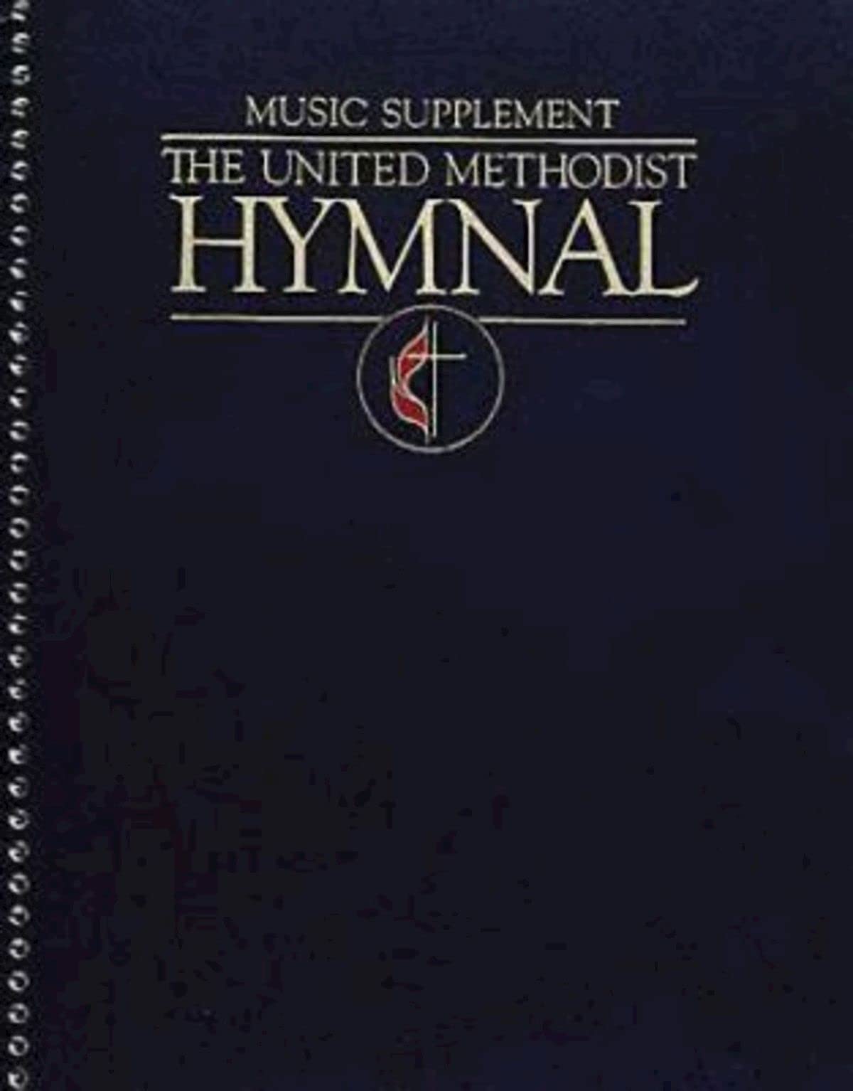 United Methodist Hymnal Music Supplement - Navy Blue Hardcover Full Edition for Church Worship & Choir Performances