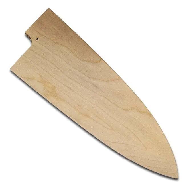 Premium Wooden Saya Knife Cover for Y802 15 - Handcrafted Japanese Knife Sheath for Protection & Safe Storage - Perfect for Kitchen, Camping & Outdoor Cooking