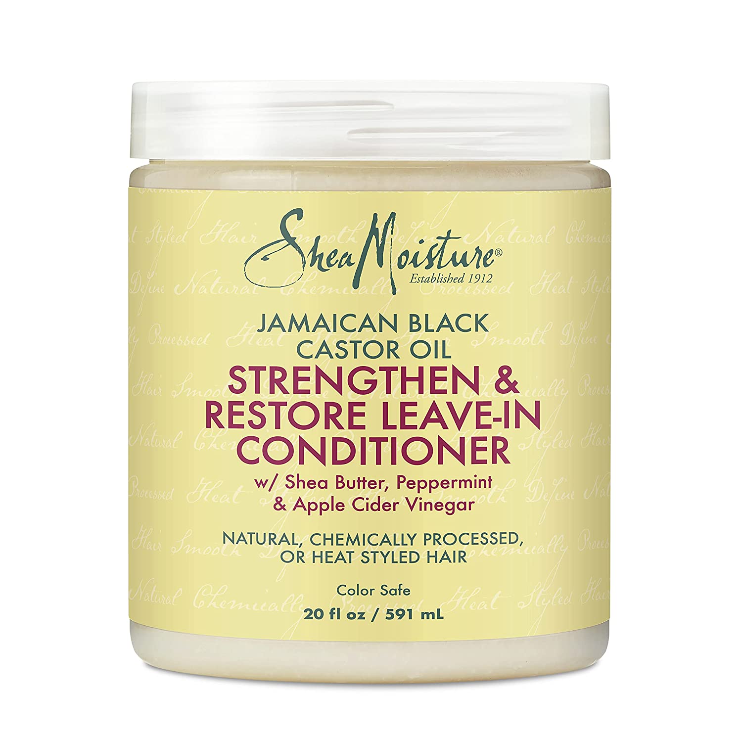 Jamaican Black Castor Oil Hair Strengthening & Restoring Conditioner - 20 fl oz for Damaged Hair - Deep Moisturizing Treatment for Natural, Curly, Relaxed Hair - Made in Thailand