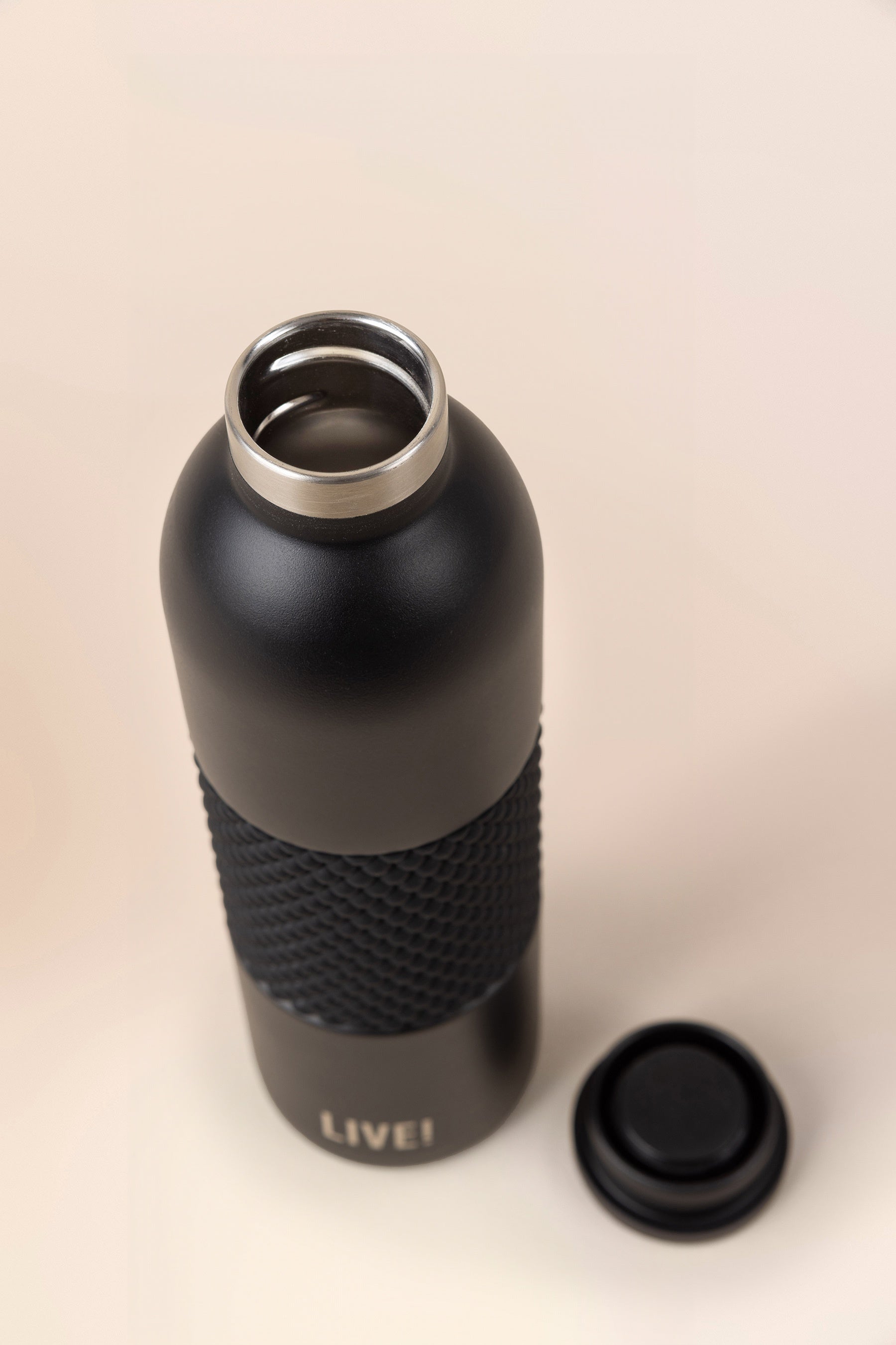 Insulated Stainless Steel Thermo Wall Bottle - Keeps Drinks Hot/Cold for 24 Hours - Perfect for Hiking, Gym & Outdoor Activities
