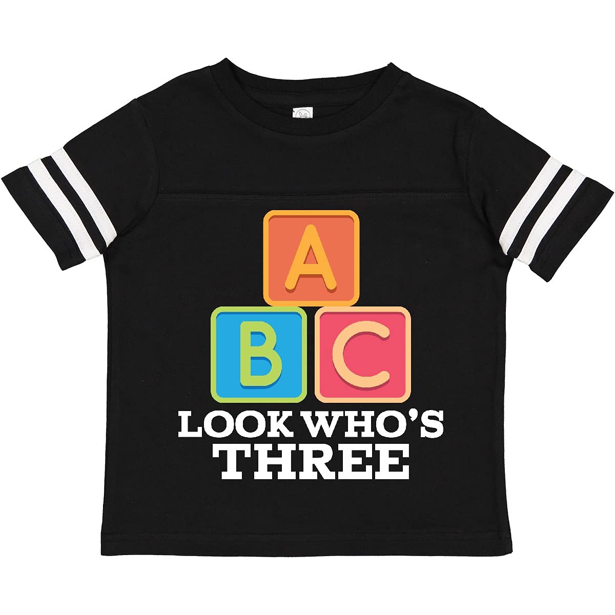 Inktastic 3rd Birthday Alphabet Toddler T-Shirt for 3 Year Olds - Cute Kids Outfit for Birthday Parties & Casual Wear