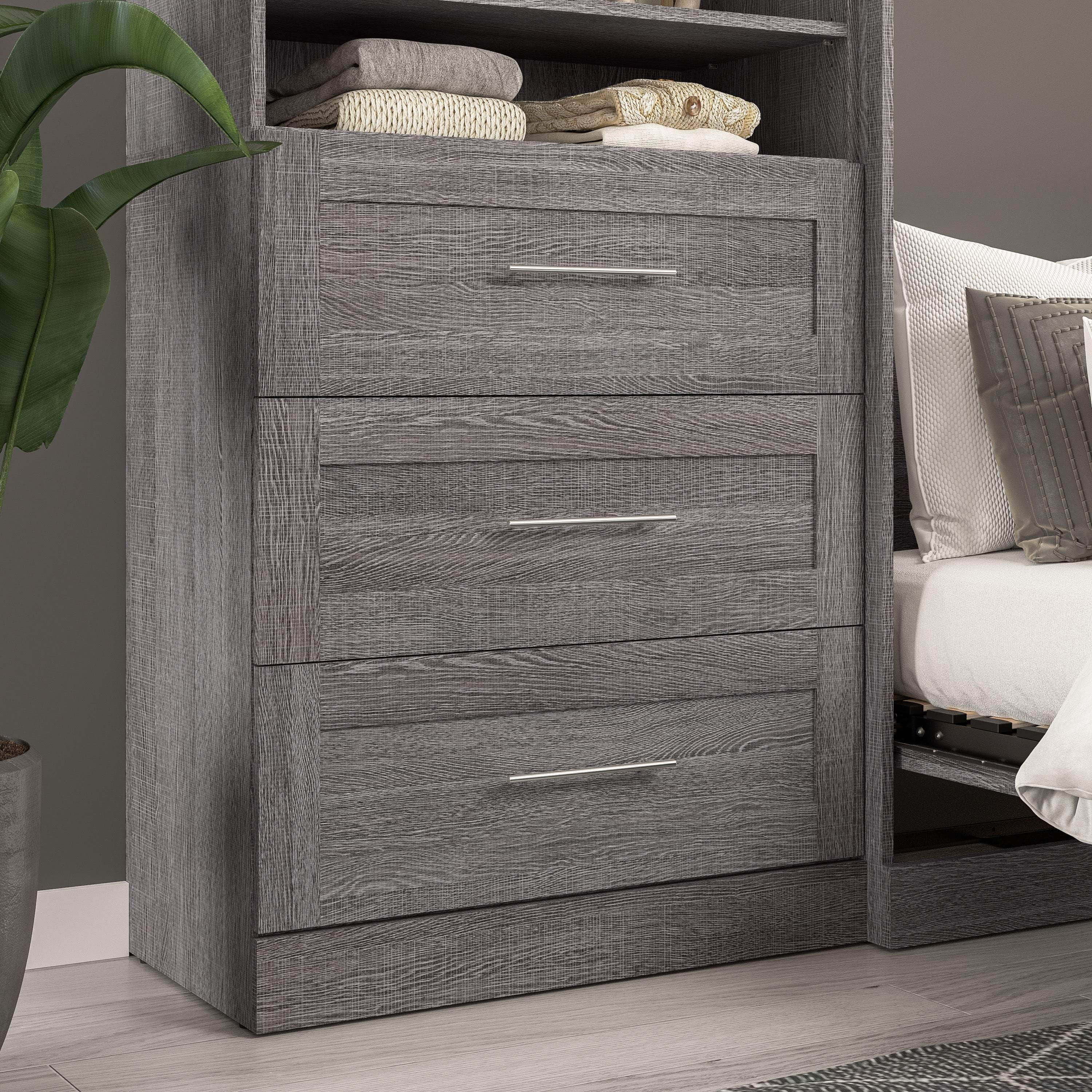 3-Drawer Storage Set for PUR 36W Closet Organizer - 6 Color Options | Perfect for Bedroom, Closet & Office Organization