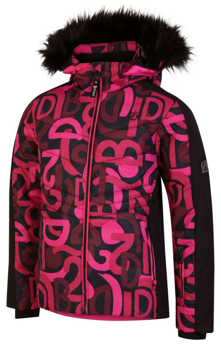 Dare2B Junior's Ding Insulated Jacket for Girls & Boys 2024 - Warm Winter Coat for Kids Outdoor Activities, Skiing, Snowboarding & Cold Weather
