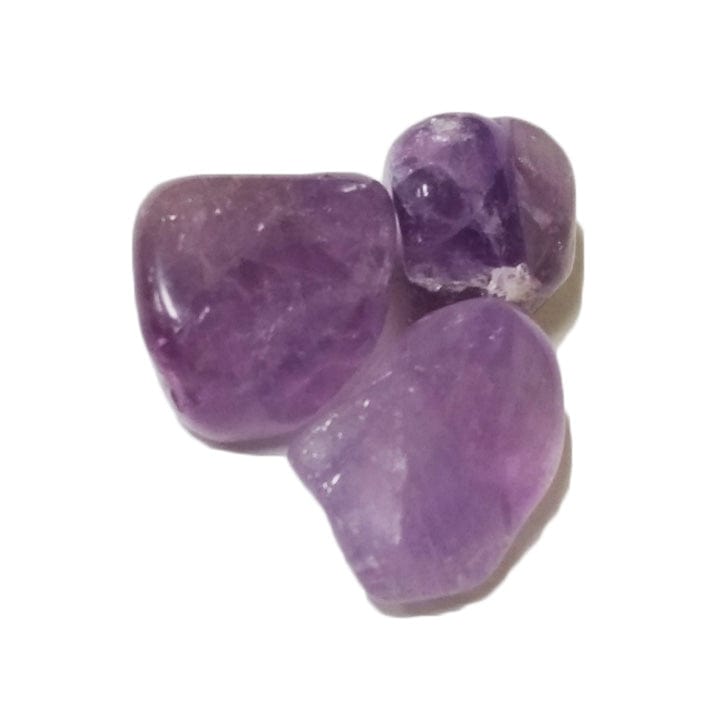 Natural Amethyst Tumbled Pocket Stone - Healing Crystal for Stress Relief & Meditation | Perfect for Home Decor, Office Desk & Travel Companion