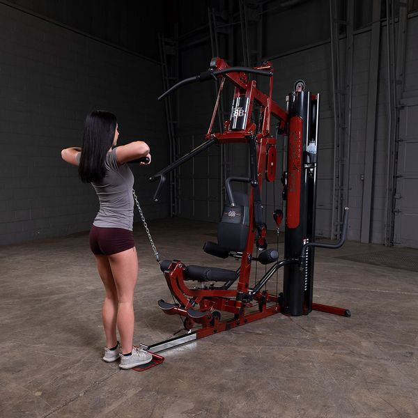 Body Solid G6BR Biangular Single Stack Home Gym - Strength Training Equipment for Full-Body Workouts at Home | Perfect for Home Gyms, Personal Training & Small Spaces