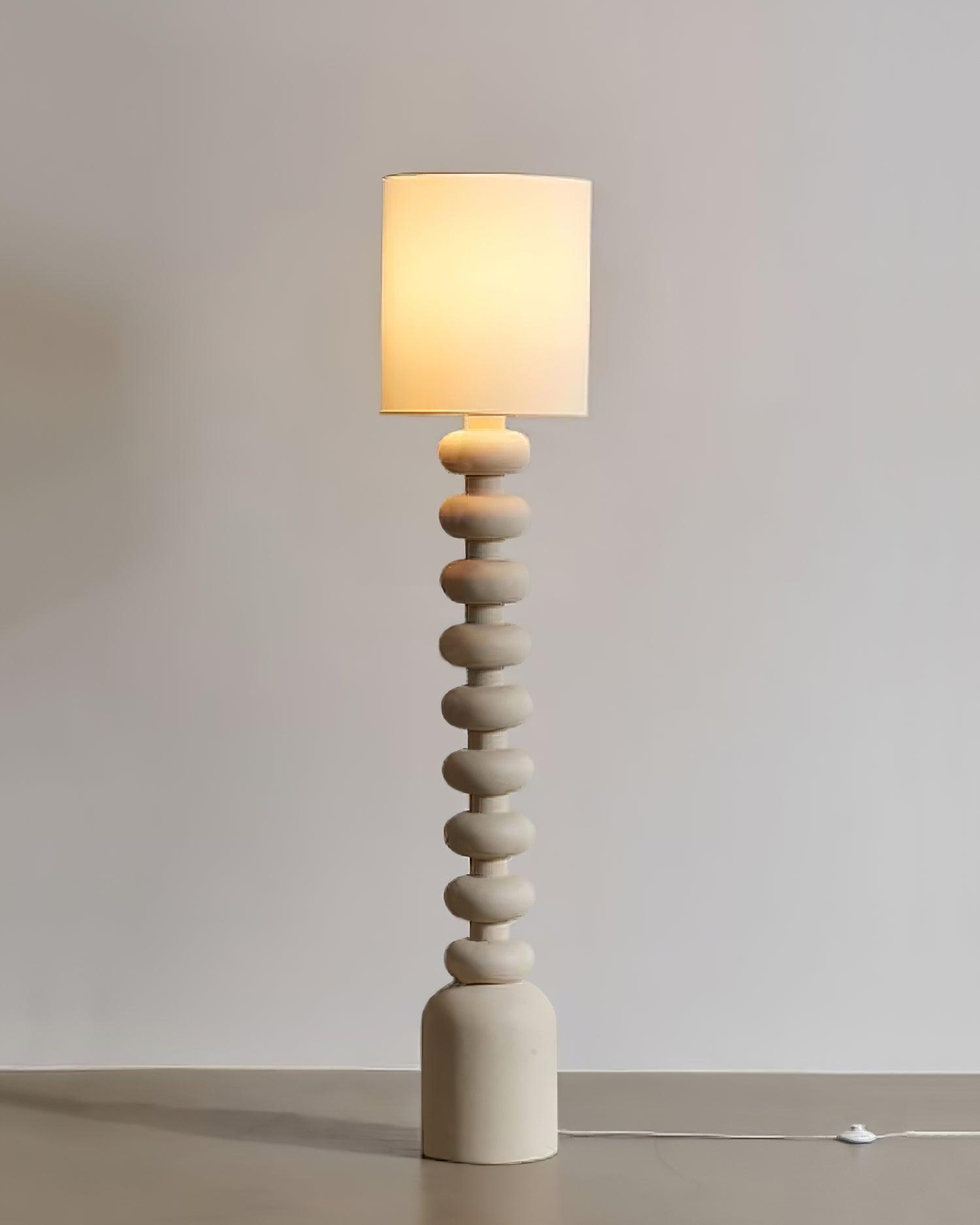 Modern Leona Floor Lamp - Adjustable LED Standing Light for Living Room, Bedroom & Office - Warm White & Cool White Dimmable Lighting for Reading & Relaxation