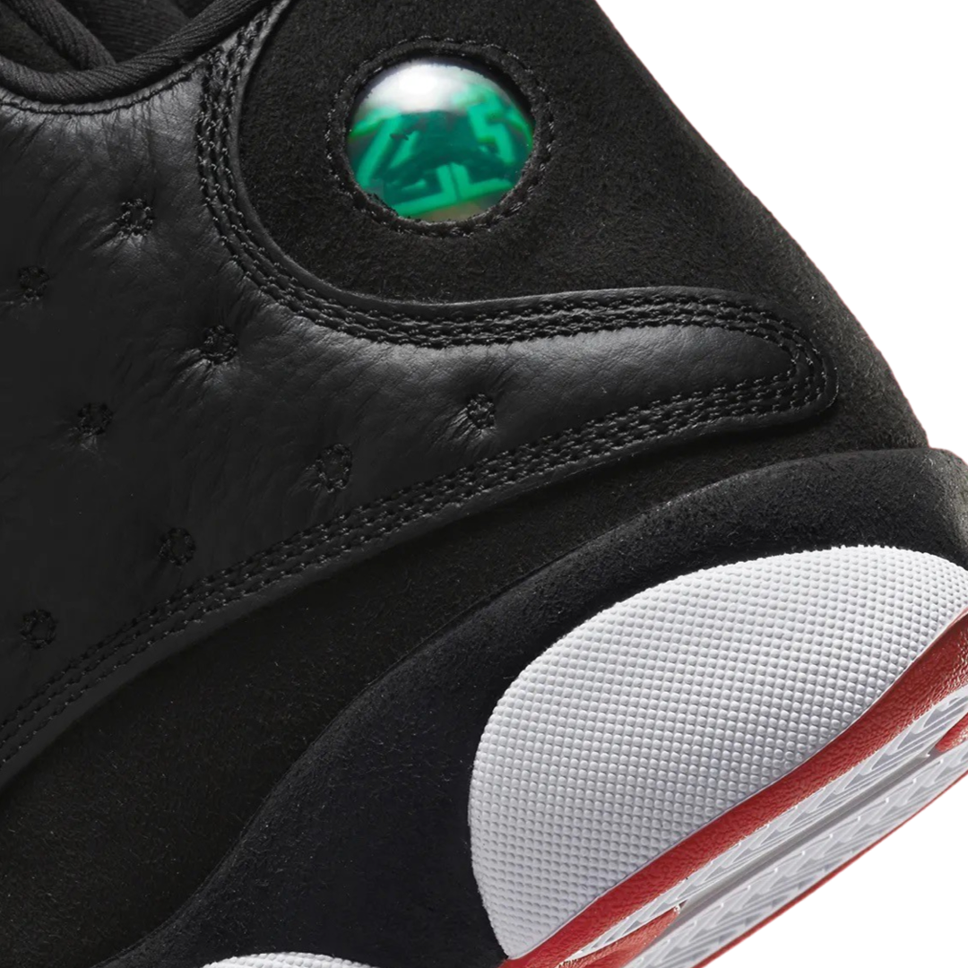 Air Jordan 13 Retro Playoffs Basketball Shoes - Black/Varsity Red/White - Men's High-Top Sneakers for Basketball & Streetwear Fashion