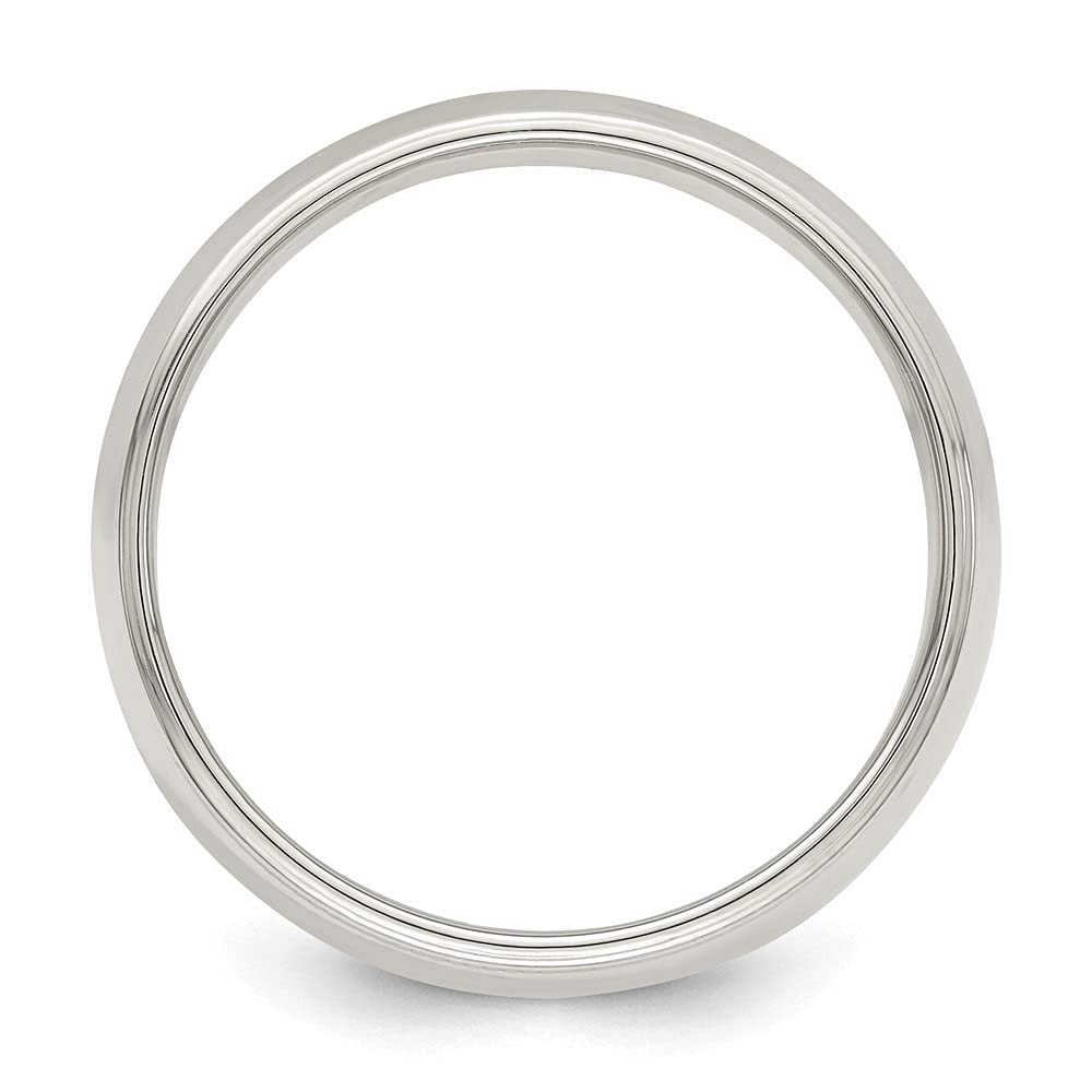 925 Sterling Silver 7mm Half Round Milgrain Wedding Band Ring for Women & Men - Elegant Promise Rings, Anniversary Bands & Bridal Jewelry - Perfect for Engagements, Weddings & Special Occasions