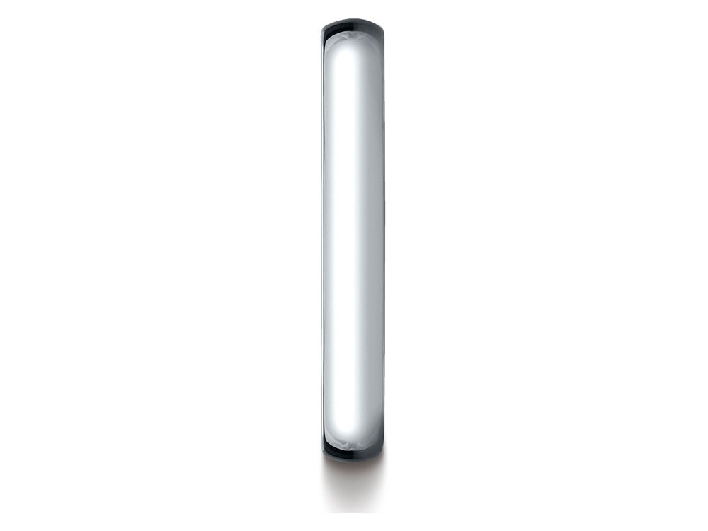 14K White Gold 3mm Dome Light Ring for Everyday Wear