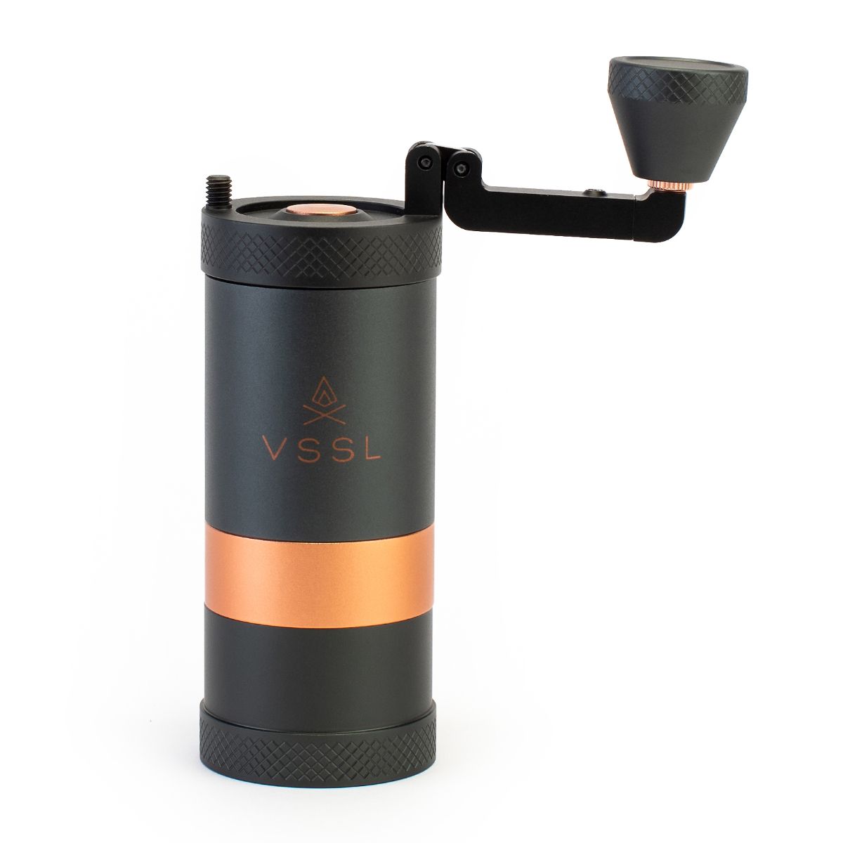 Premium VSSL Java Hand Grinder - Portable Manual Coffee Grinder for Espresso, French Press & Pour Over - Perfect for Camping, Travel & Home Brewing