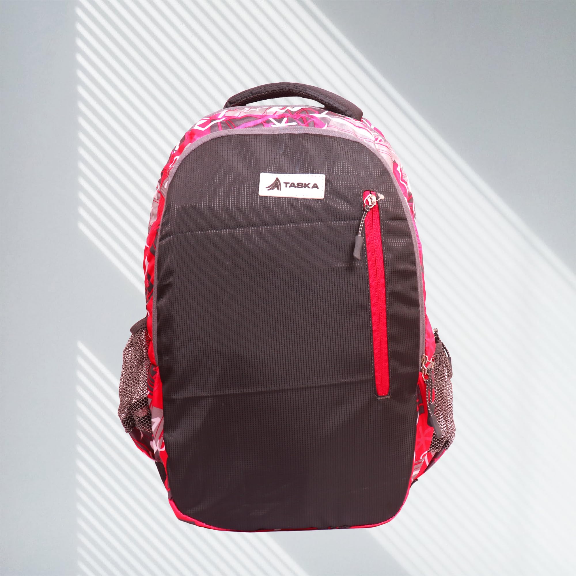 Water Resistant Dakota Pink Polyester Laptop Backpack for College, School & Office - Durable Travel Bag for Men, Women, Boys & Girls with Rain Cover - Perfect for Commuting, Work & Outdoor Activities
