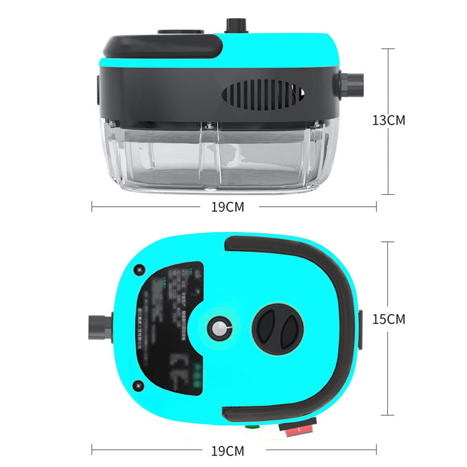 2500W Handheld Steam Cleaner for Home - Fast Heating & 3 Brushes | Deep Cleaning Floors & Upholstery