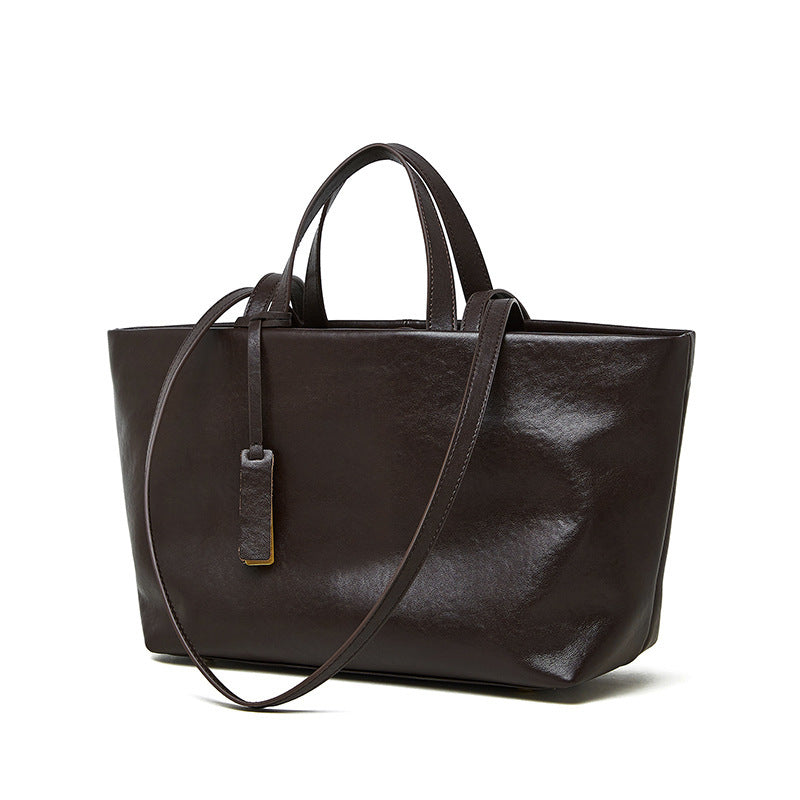 Genuine Leather Crossbody Shoulder Bag for Women - Stylish Underarm Purse for Daily Use, Travel & Shopping
