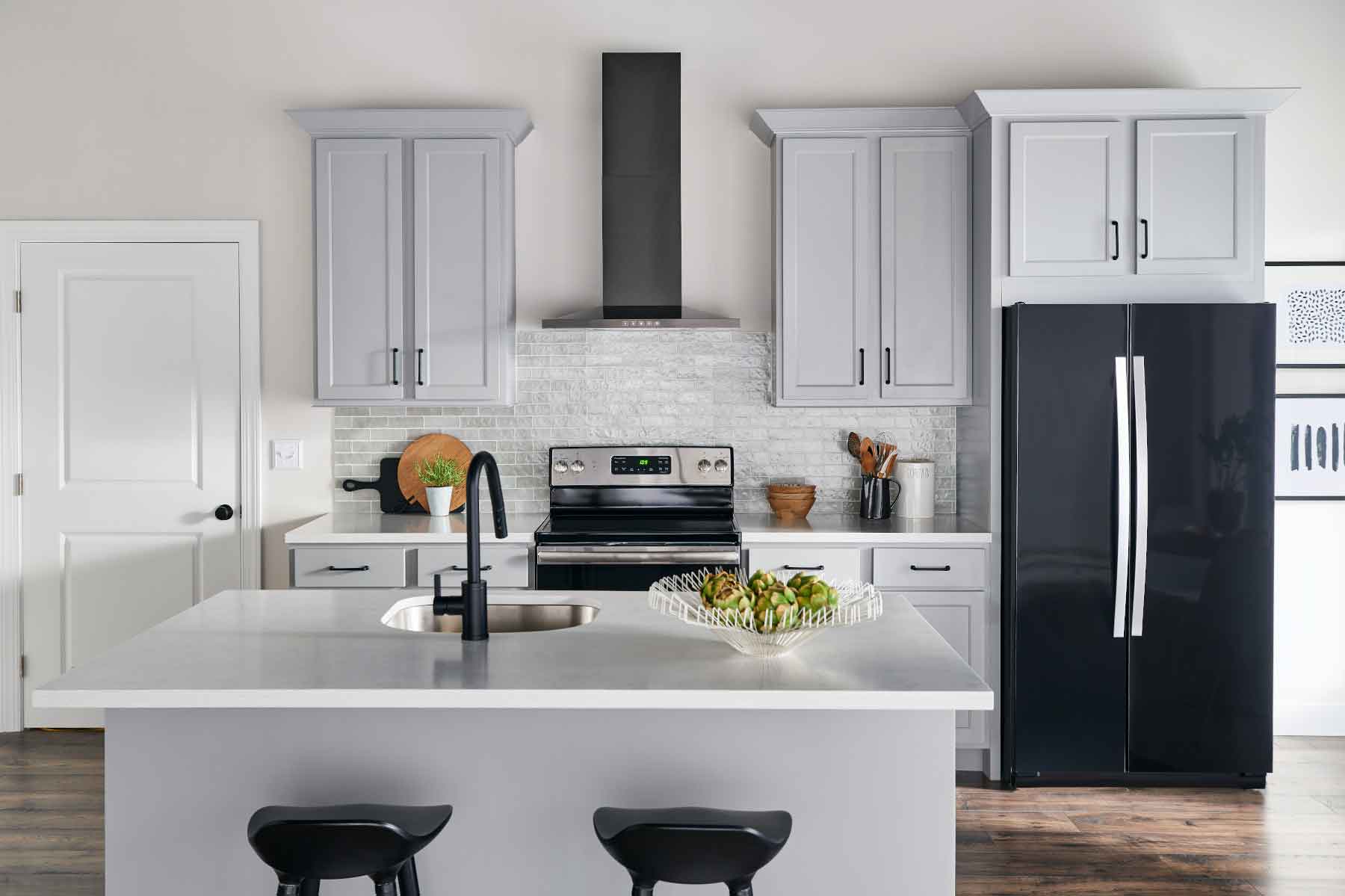 Broan BWS1304BLS 30-Inch Black Stainless Steel Range Hood with 450 CFM - Powerful Kitchen Ventilation for Smoke & Odor Removal - Perfect for Modern Home Cooking