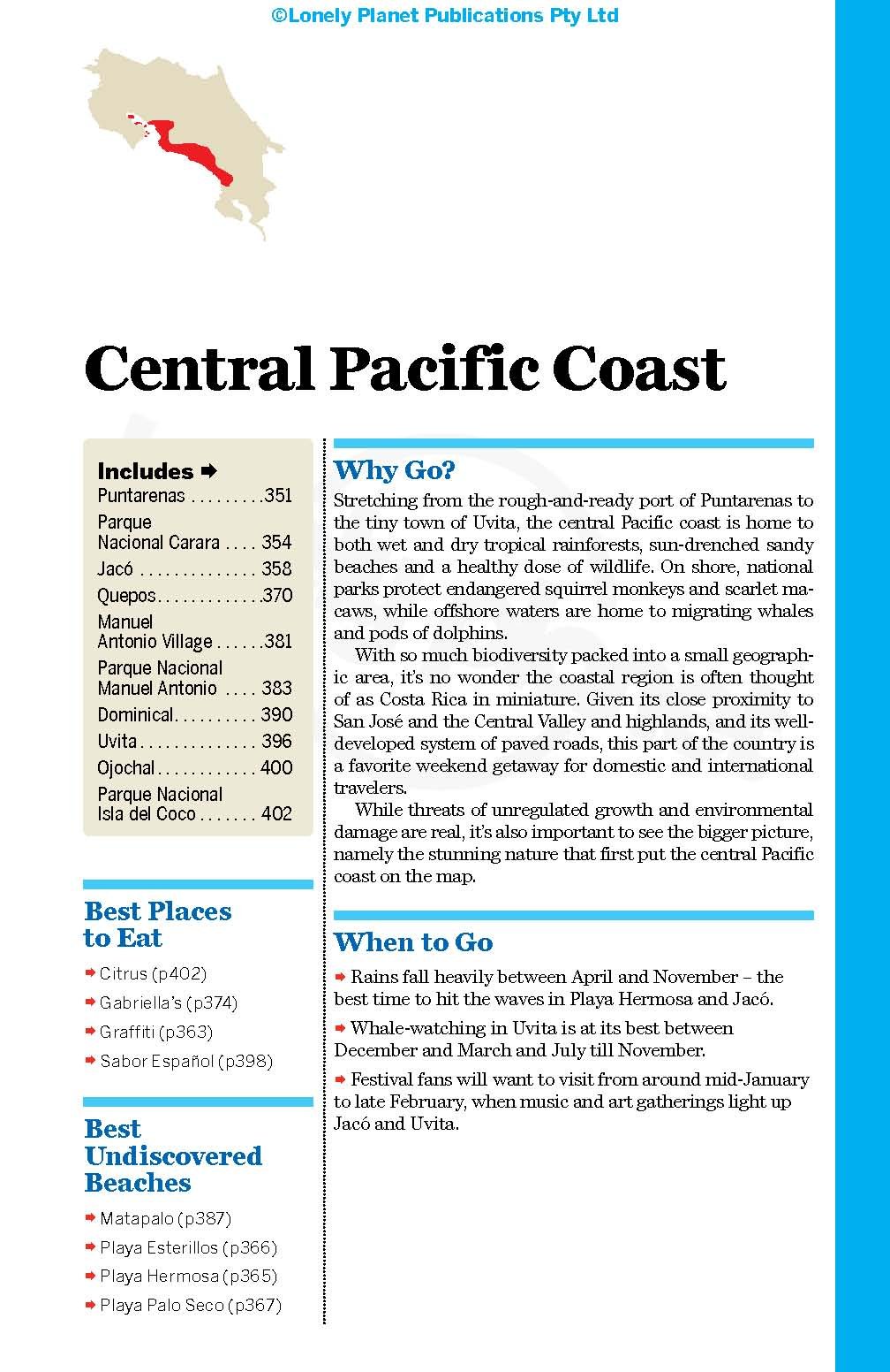 Lonely Planet Costa Rica Travel Guide 2023 - Best Costa Rica Guidebook for Adventure, Beaches & Wildlife | Perfect for Backpacking, Family Vacations & Eco-Tourism