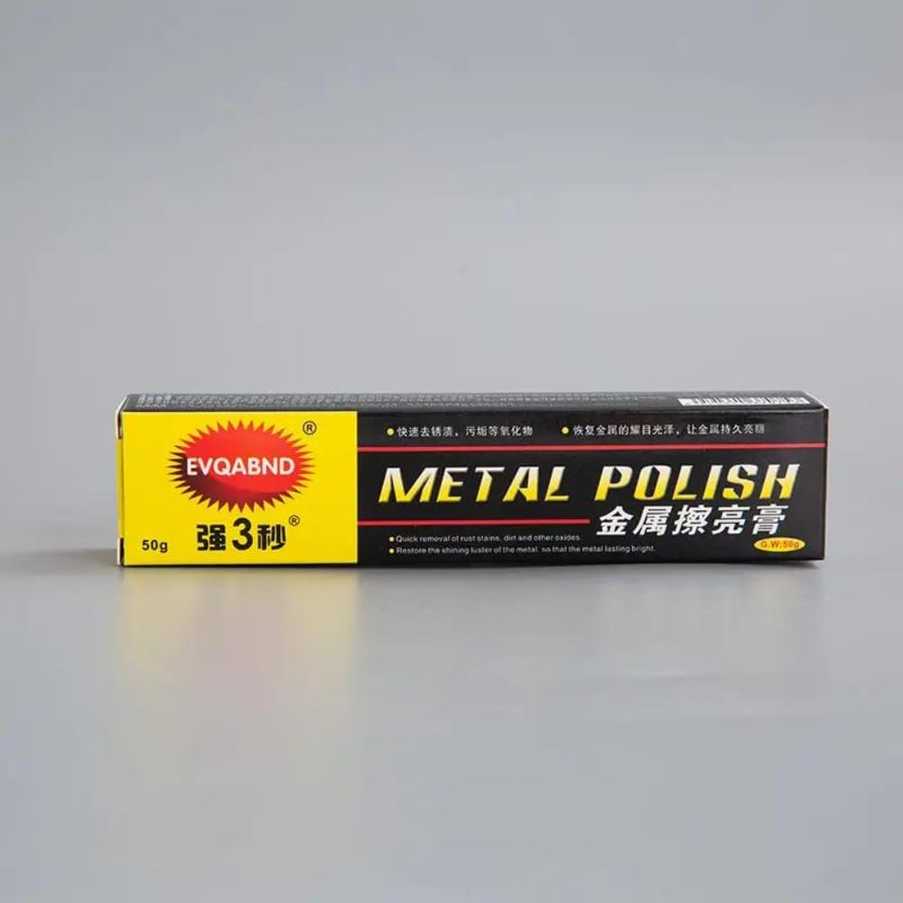Premium Metal Polish & Grinding Paste for Stainless Steel & Auto Detailing - Professional Metal Surface Restoration, Car Buffing & Jewelry Polishing Compound - Ideal for Automotive, Kitchenware & DIY Metalworking Projects