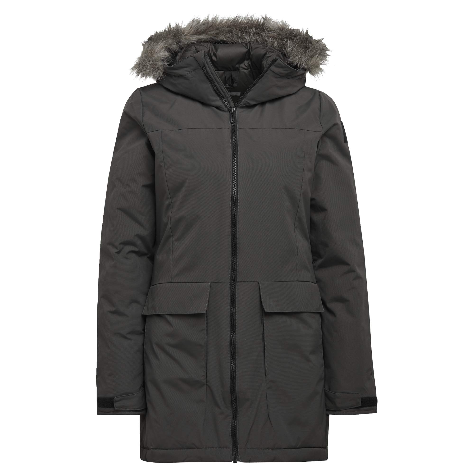 adidas Women's Xploric Waterproof Winter Parka Jacket - Lightweight Windproof Hooded Coat for Hiking, Running & Outdoor Activities