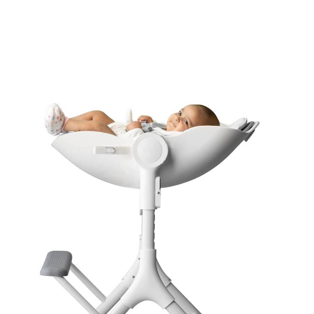 Oribel Cocoon Z Glider High Chair - Adjustable Baby Feeding Seat with 360° Rotation & Foldable Design - Perfect for Home, Restaurant & Travel Use