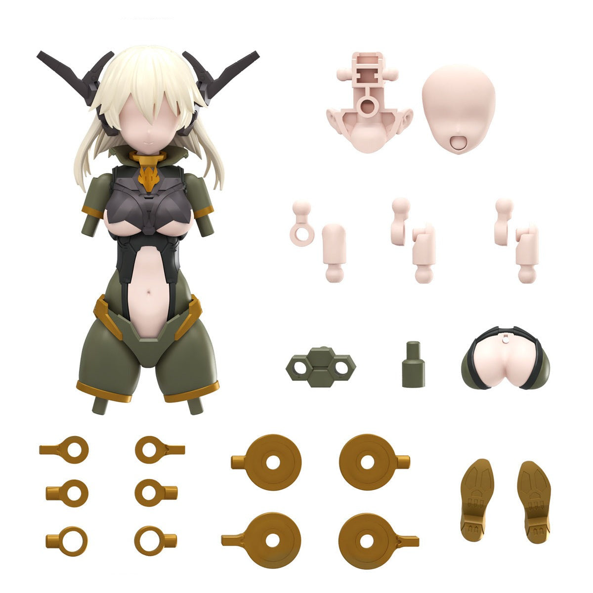 Bandai 30 Minutes Sisters 30MS OP-13 Option Parts Set 13 Tactical Costume (Color B) Model Kit for Custom Action Figures - Perfect for Anime Collectors & DIY Figure Customization