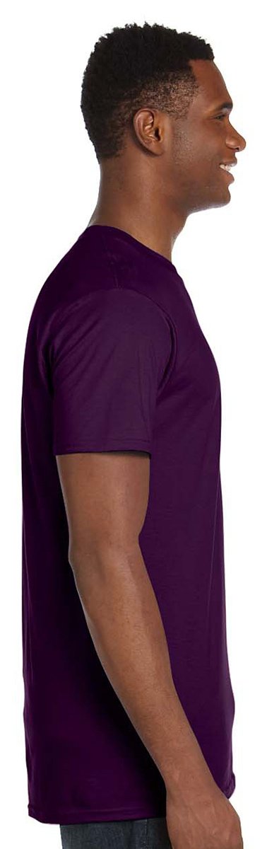 Hanes Men's 4980 ComfortSoft Cotton T-Shirt - Breathable Undershirt for Men, Pack of 6 - Perfect for Layering, Casual Wear & Everyday Comfort