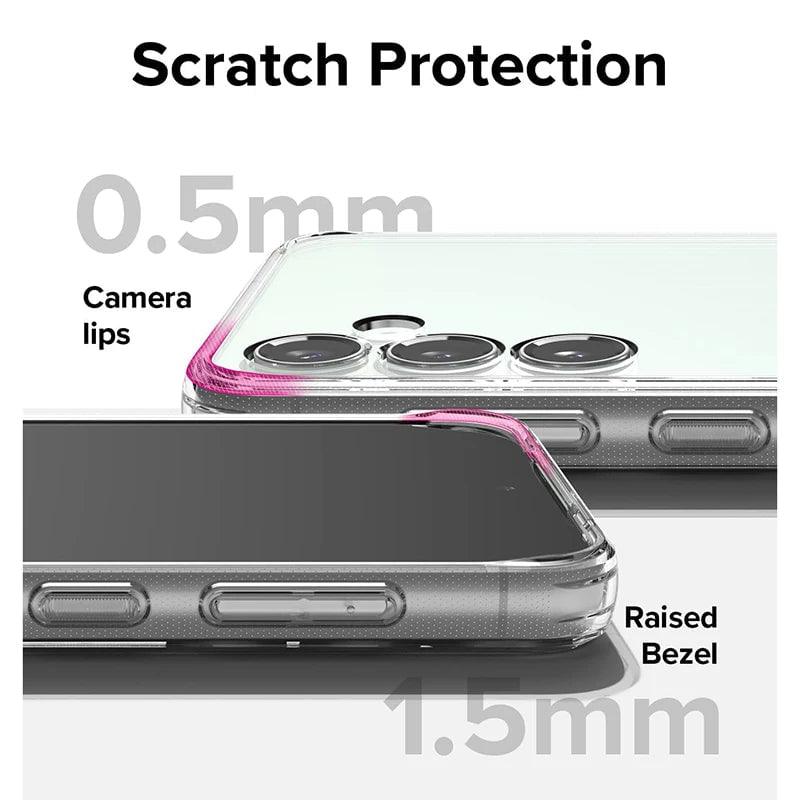 Samsung Galaxy S24 Clear Silicone TPU Phone Case - Shockproof Protective Cover for Everyday Use, Work & Travel