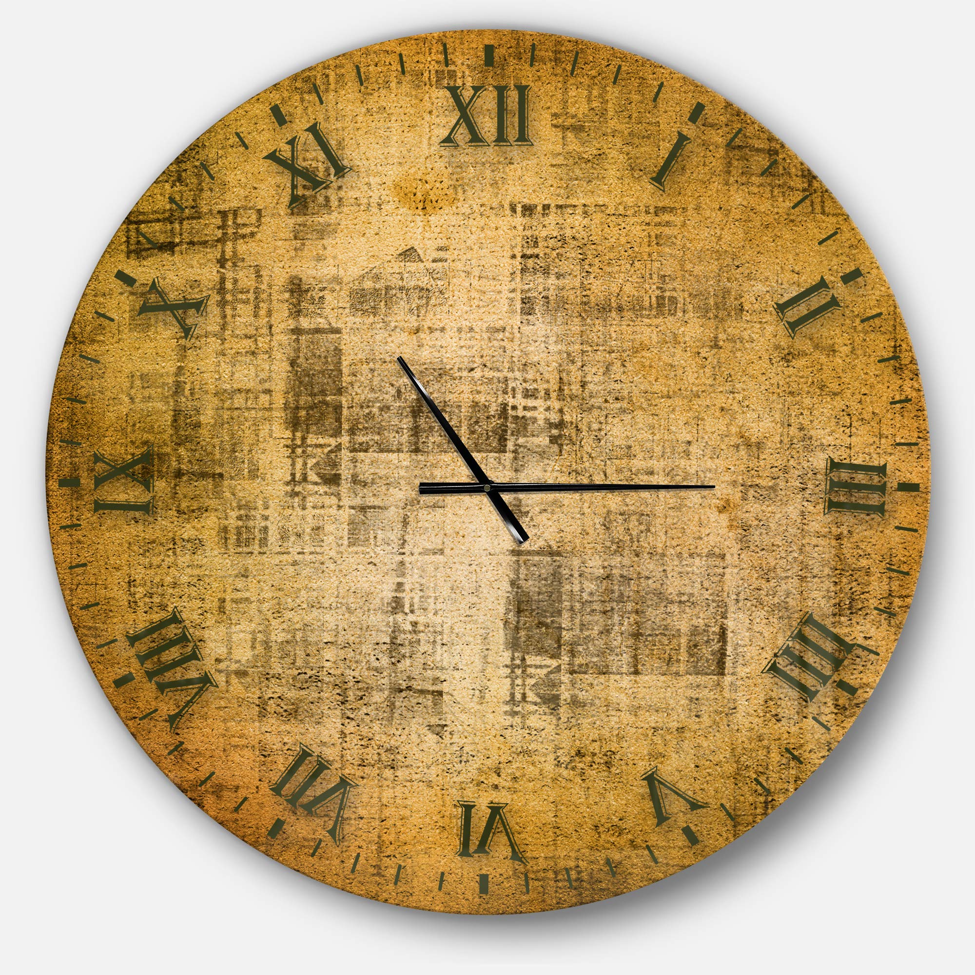 Designart Steve Jobs Wall Art - Modern Round Metal Wall Clock for Home, Living Room, Bedroom & Office Decor | Contemporary Circle Wall Clock with Inspirational Quote | Perfect for Tech Lovers, Apple Fans & Modern Interior Design