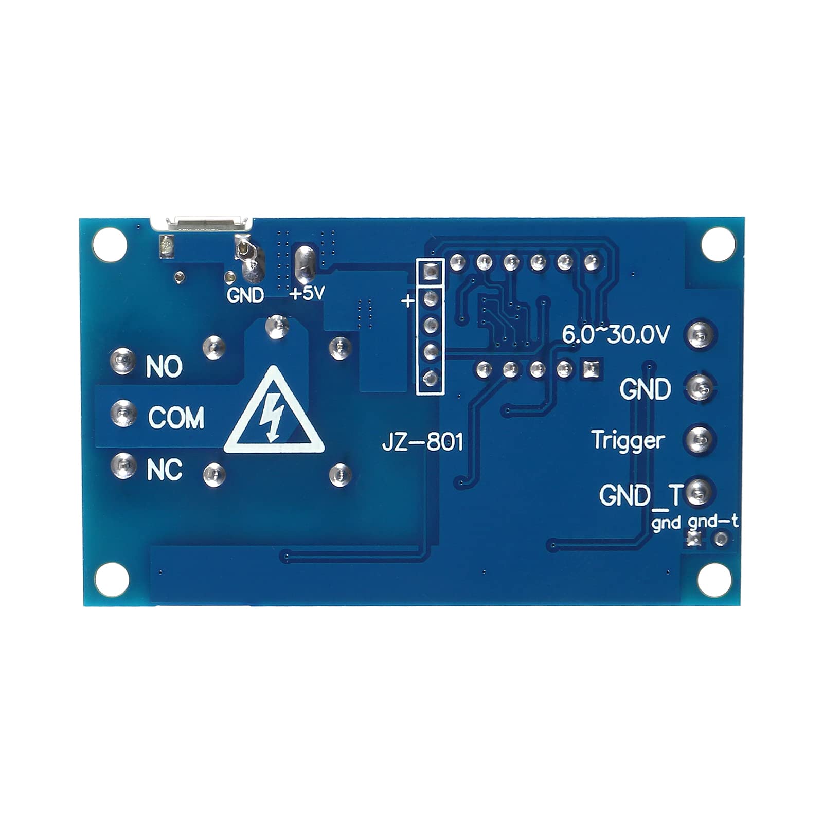 3Pcs DC 6-30V Programmable Timer Relay Module with LCD Display - Adjustable Delay & Cycle Timer, 5V Micro USB Power - Smart Home Automation Controller for Lighting, Irrigation & Appliance Control