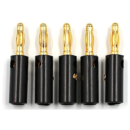 5pcs Black Golden