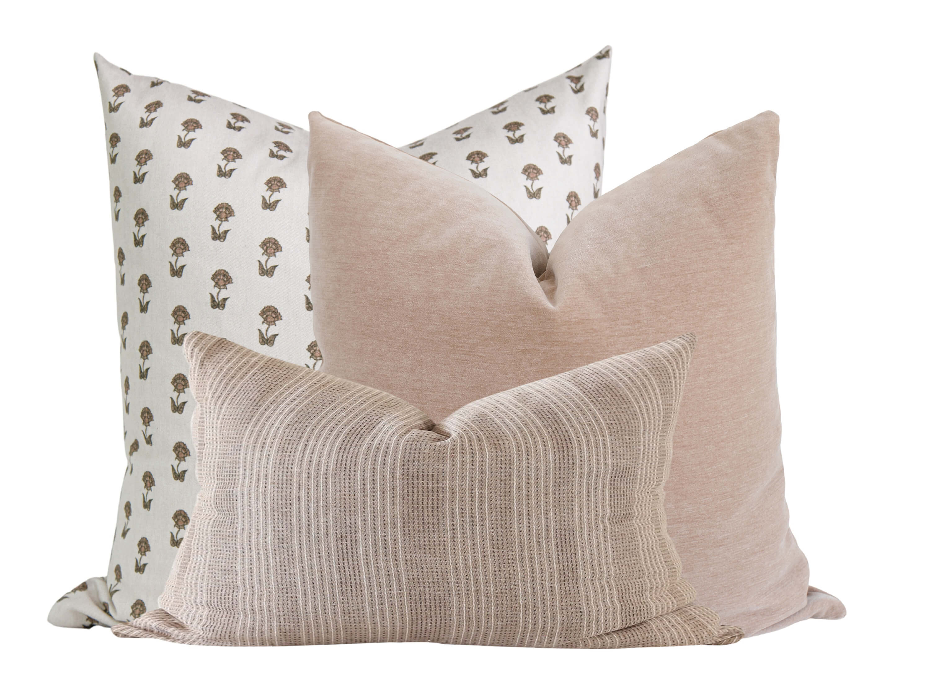 Clara Floral Pillow Cover - Decorative Cushion Case for Sofa, Bed, Living Room - Soft & Stylish Home Decor