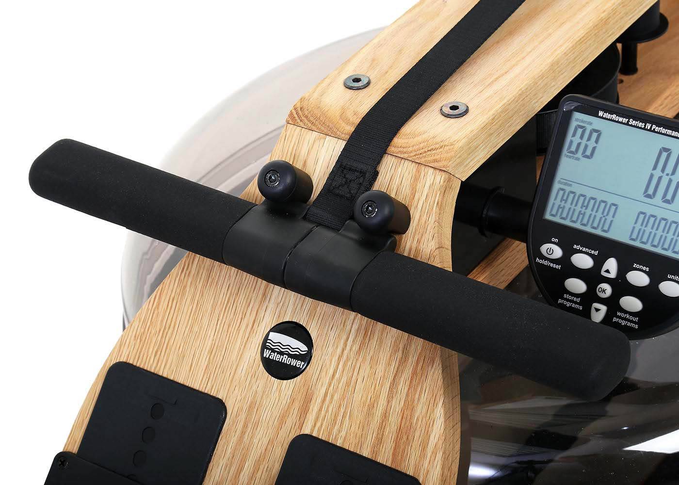 Premium WaterRower Rowing Machine with S4 Performance Monitor - Solid Oak Wood - Home Gym Equipment for Full-Body Workout & Cardio Training - Perfect for Indoor Fitness, Weight Loss & Low-Impact Exercise