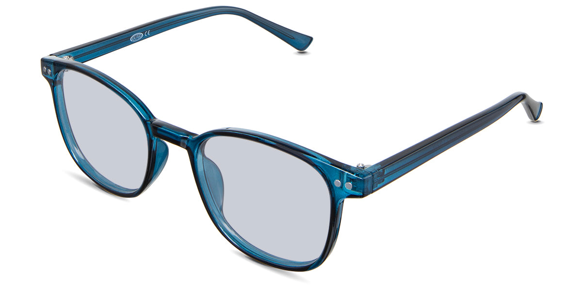 Davie Men's Prescription Tinted Glasses - Blue Light Blocking & UV Protection for Work, Gaming & Reading