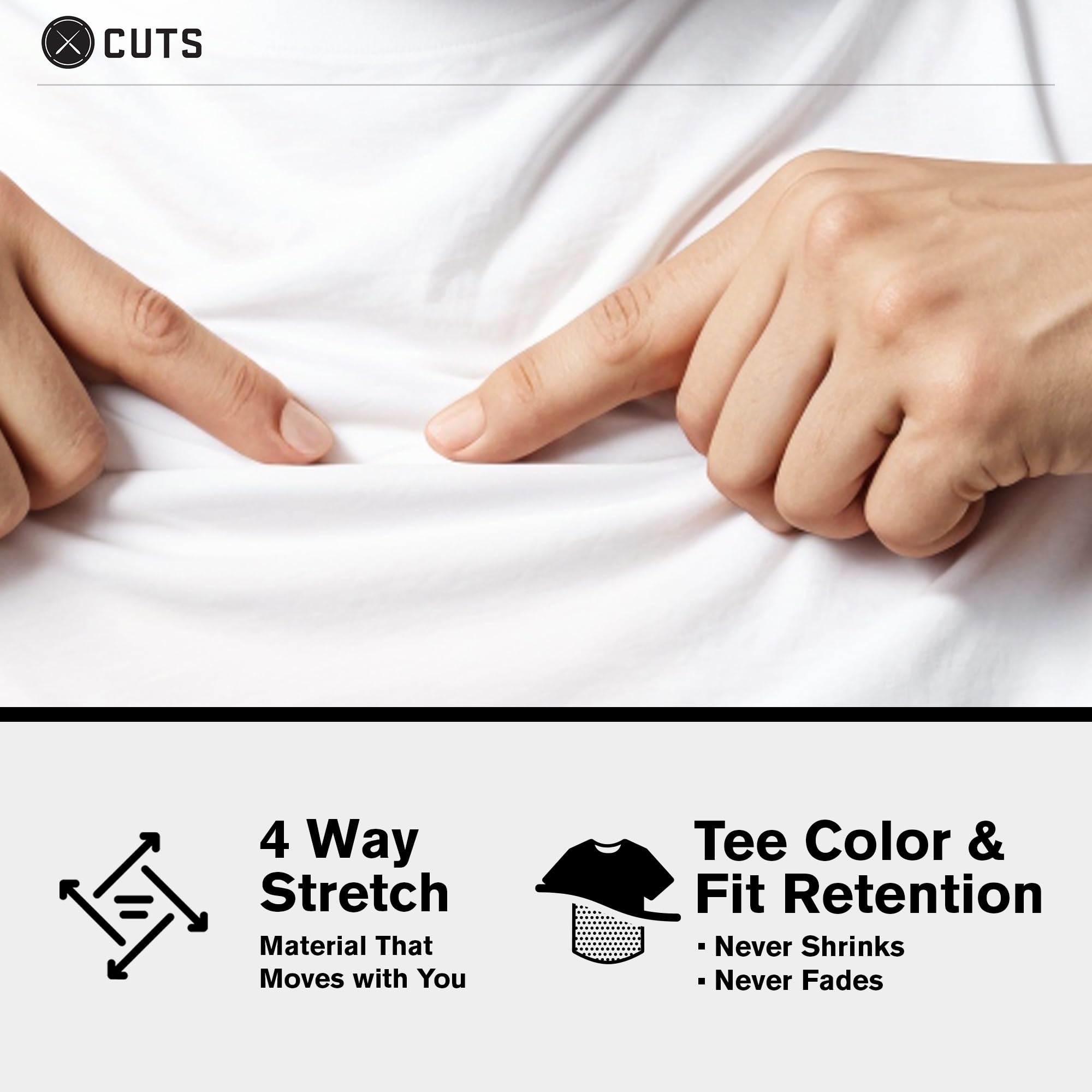 Premium Men's Casual Short Sleeve T-Shirt - Soft AO Crew Neck Tee with Classic Elongated Hem | PYCA Pro Comfort Fabric | Perfect for Everyday Wear, Gym & Street Style