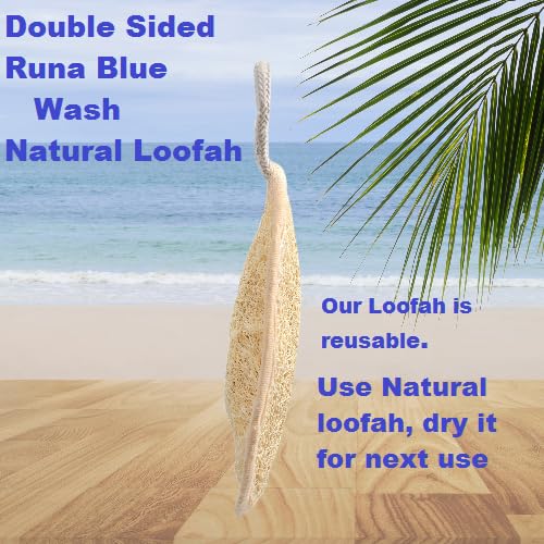 Organic Natural Loofah Body Wash Sponge - 100% Sun-Dried Luffa for Women & Men | Exfoliating Bath Scrubber | Eco-Friendly Skin Care Accessories (Pack of 8) | Perfect for Shower, Spa & Daily Exfoliation Routine
